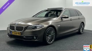 BMW 5-serie Touring 535xd High Executive|H&K|HUD|Pano|Trekhaak|Leer|Unieke Kleur|Stoel/Stuurverwarming|