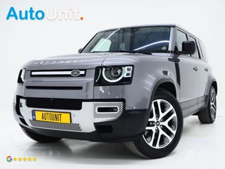 Land Rover Defender 110 2.0 P400e | Panoramadak | Luchtvering | Meridian | 360 | Keyless | Trekhaak | Leder | Carplay