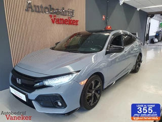 Hoofdafbeelding Honda Civic Honda Civic 1.5 i-VTEC Sport Plus|220PK|PANO|Carplay|Pearl grey