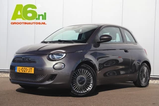 Fiat 500 Icon 42 kWh Automaat Panoramadak Navigatie LED Carplay Android Bluetooth 16 inch LMV Clima Cruise Parkeersensor