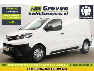 Toyota ProAce 2.0 D-4D L1H1 145PK Airco Cruise Carplay 3 Persoons Elektrpakket Schuifdeur