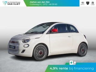Hoofdafbeelding Fiat 500e Fiat 500e RED Cabrio 42 kWh | Uit voorraad leverbaar ! | CarPlay | PDC |
