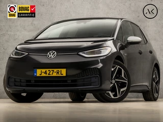 Volkswagen ID.3 First Plus 58 kWh 204Pk Automaat (APPLE CARPLAY, GROOT NAVI, CAMERA, STUUR/STOELVERWARMING, KEYLESS, GETINT GLAS, ADAPTIVE CRUISE, ZWART HEMEL, NIEUWSTAAT)