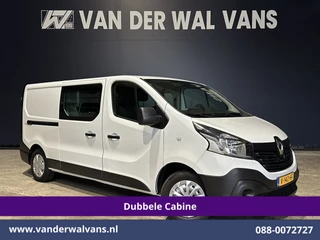 Renault Trafic 1.6 dCi L2H1 Dubbele cabine Euro6 Airco | 6-Zits | Navigatie | Cruisecontrol | Trekhaak | Parkeersensoren Bluetooth telefoonvoorbereiding