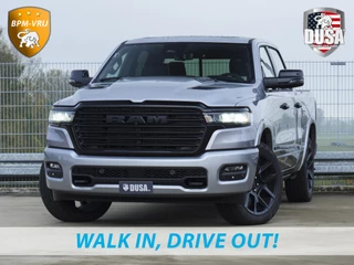 Hoofdafbeelding Dodge Ram 1500 Dodge Ram 1500 | Laramie | Premium Night | 3.0L I6 Hurricane | Crew Cab | 4X4 | INCL BPM-VOORDEEL | Niveau regeling | LPG | Passenger Display | Getoonde accessoires zijn verkrijgbaar tegen meerprijs
