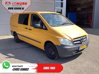 Mercedes-Benz Vito 113 CDI L2 DC Dubbel Cabine Comfort EXPORT ONLY Airco/ Cruise/ Trekhaak