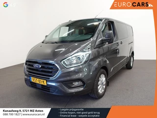 Ford Transit Custom 300 2.0 TDCI L2H1 Limited Dubbele Cabine Automaat Navi Airco 2x schuifdeuren  Trekhaak Parkeersensoren Carplay