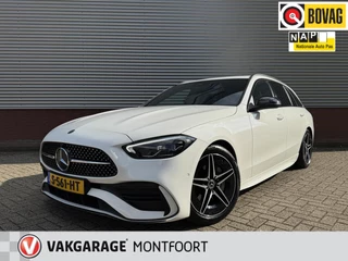 Mercedes C-klasse Estate 200 AMG Line|Adap.Cruise|Stoelverwarming|Camera|Nightpakket|Sfeerverlichting|NAVI|AMG-line|LED|Dodehoekdetectie|