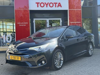 Hoofdafbeelding Toyota Avensis Toyota Avensis 1.8 VVT-i EXECUTIVE BUSINESS PREMIUM LEDEREN BEKLEDING AFN-TREKHAAK PARKEERSENSOREN
