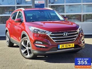 Hoofdafbeelding Hyundai Tucson Hyundai Tucson 1.6 T-GDi Premium 4WD|Automaat|Carplay|Leer|Stoel verwarming & koeling|