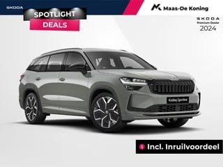 Skoda Kodiaq 1.5 TSI PHEV Sportline Business DSG | Trekhaak | 20'' Licht metalen Velgen | Panorama dak | prijs is incl. inruilvoordeel