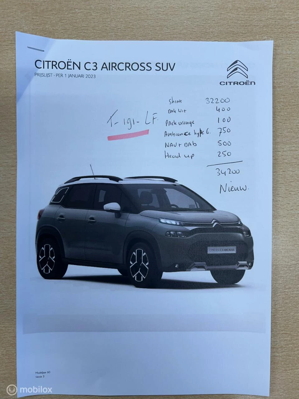 Hoofdafbeelding Citroën C3 Aircross