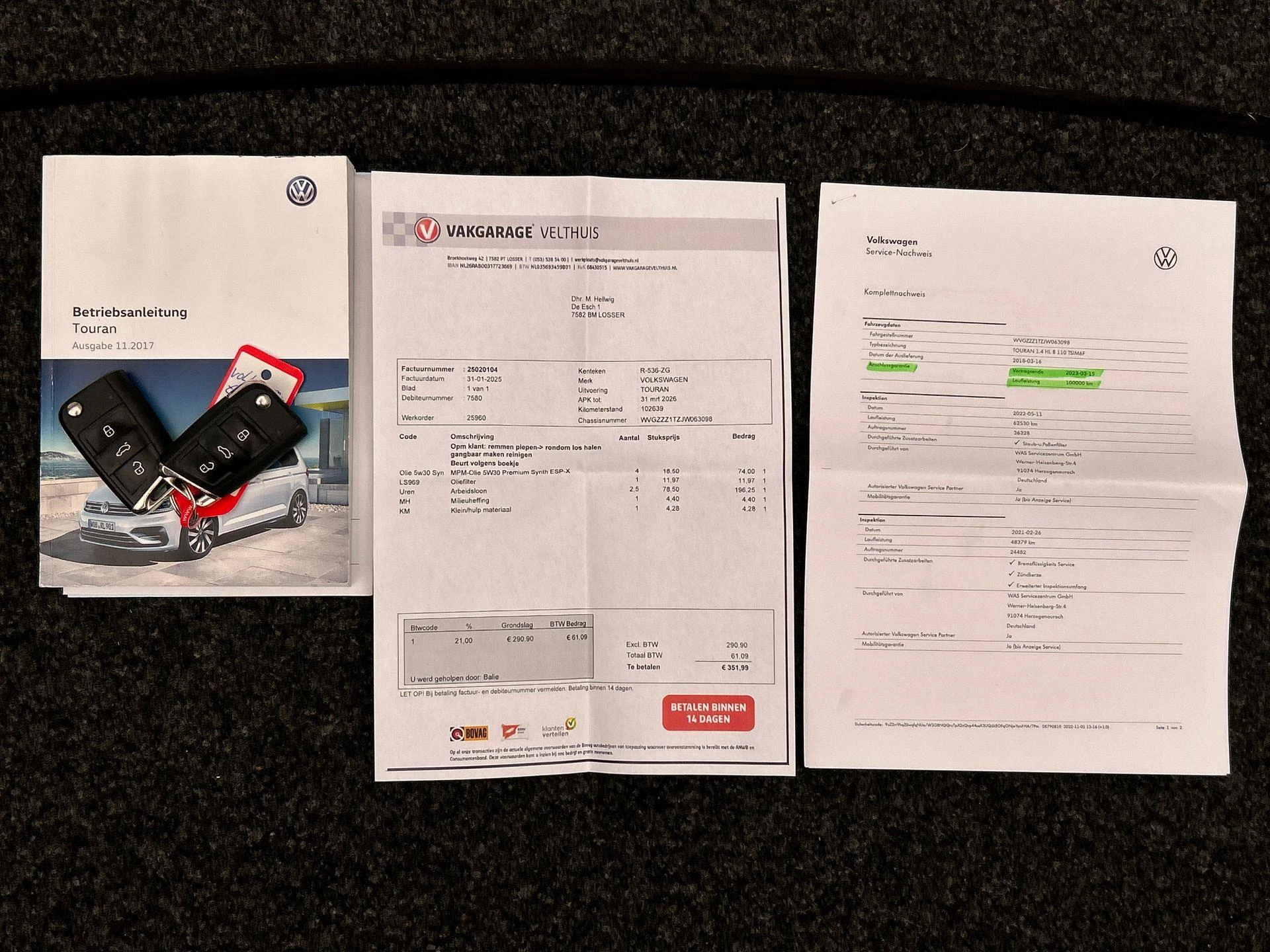 Hoofdafbeelding Volkswagen Touran