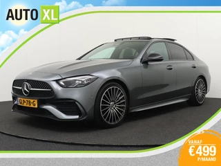 Mercedes-Benz C-Klasse 180 AMG Night-Pakket Pano-dak Leder 19'LMV
