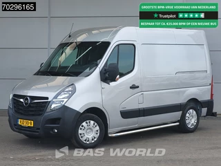 Opel Movano 180pk L1H2 Automaat Trekhaak LED Airco Cruise Camera Parkeersensoren v+a Standkachel Safebumper Euro6 L1 Airco Trekhaak Cruise control