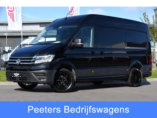 Volkswagen Crafter 35 2.0 TDI L3H3 Black Edition Highline Adaptieve Cruise, Camera, Carplay, Clima, Stoelverwarming, Automaat, Sensoren, Trekhaak, LED, Uniek!