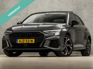 Audi A3 Sportback 45 TFSI e S-Line Competition 245Pk Automaat (SCHUIFDAK, 2X S-LINE, BANG&OLUFSEN, HEAD-UP DISPLAY, LEDER, PLAT SPORTSTUUR, CAMERA, KEYLESS, ADAPTIVE CRUISE, MATRIX LED, RODE STIKSELS, SFEERVERLICHTING, NIEUWSTAAT)