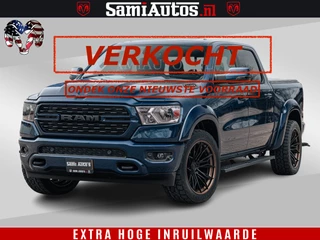 Dodge Ram Pick-Up SPORT | 5.7 V8 4x4 HEMI | PANORAMA DAK | GROOTSCHEM 12 INCH | LPG | Patriot Blue CREW CAB | DUBBELE CABINE | 5 PERSOONS | DC | VOORRAAD NR 2557 - 3328