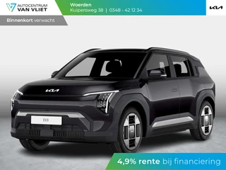 Kia EV3 Plus Advanced 81.4 kWh | Levering Juni | 600km Rijbereik | Navi | 19" | Adapt. Cruise | Clima | Schuif/Kanteldak | Stoel&Stuurverw. | Priv Glass | BSM | Harman Kardon | Private Lease € 616,- Actie !