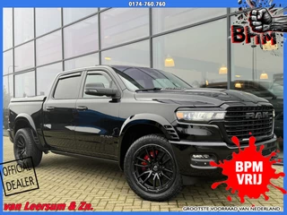 Hoofdafbeelding Dodge Ram Pick-Up Dodge Ram Pick-Up Laramie Night Premium Hurricane | Pano | H&K | 22" | Spatbordverbreders