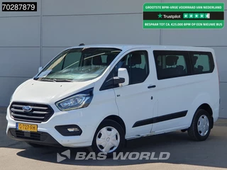 Ford Transit Custom 105pk 9-Persoons Airco Cruise LED Parkeersensoren Taxi Passenger Transport Kombi Tourer Euro6 L2 Airco Cruise control