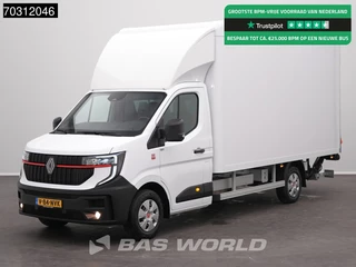 Renault Master 145PK Elektrisch 87kWh 460km WLTP Chassis Laadklep Zijdeur Bakwagen LED Navi Airco Cruise Camera D'Hollandia Airco Cruise control