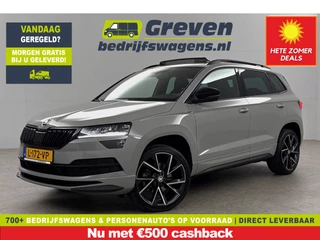 Škoda Karoq 1.5 TSI ACT 150PK Sportline Pano Sfeer Carplay Virtual Camera LED Clima Cruise Navi PDC 19''LMV