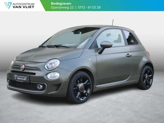 Fiat 500 0.9 TwinAir Turbo Sport | MAT GROEN | 105 PK | NAVIGATIE | LEDEREN BEKLEDING |
