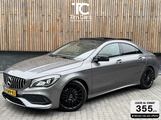 Mercedes CLA-klasse 180 AMG Automaat | Sportuitlaat | Panoramadak | Leer/alcantara bekleding | Stoelverwarming | Achteruitrijcamera | LED koplampen | Navigatiesysteem | Parkeersensoren voor en achter
