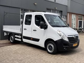 Opel Movano 2.3 CDTI DC Pick-up Open laadbak Dubbele cabine Airco Cruise control Trekhaak 2500 trekgewicht Navigatiesysteem Telefoonvoorbereiding 6 persoons pick-up p-up Euro 6