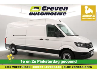Volkswagen Crafter 35 2.0 TDI L4H3 177PK | 3000kg Trekgew. | Aut. | Airco | Cruise | Camera | Carplay | 3 Zits | Stoelverw. | Parkeersens.