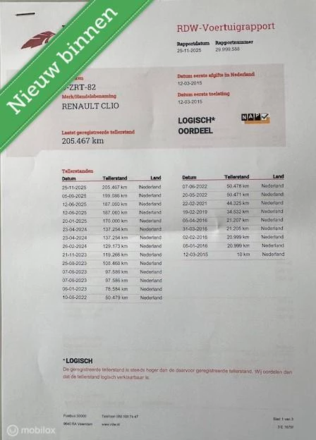 Hoofdafbeelding Renault Clio