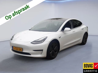 Tesla Model 3 Long Range AWD 75 kWh (461 PK) 1e-Eig, Keurig-Onderh, 12-Mnd-BOVAG, NL-Auto, Trekhaak, Leer, Autopilot, Keyless-Entry/Start, Achteruitrijcamera, Parkeersensoren-V+A, Stoelverwarming-V+A, Bluetooth, Licht-Zicht-Pakket, Lm-Velgen-18Inch, Privacy-Glas