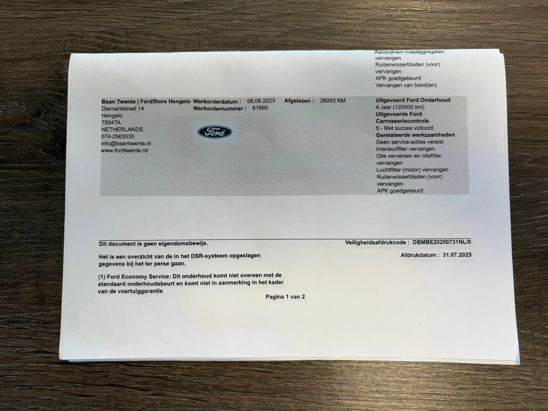 Hoofdafbeelding Ford Transit Custom