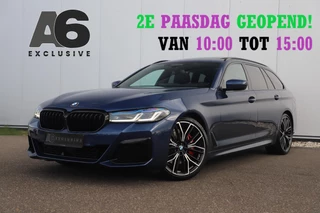 BMW 5-serie Touring 530i High Executive 252PK M Sport Laser LED Panoramadak Harman Kardon Wegklapbare Trekhaak Nappa Leder Memory Sfeerverlichting Shadow Line 360 Camera