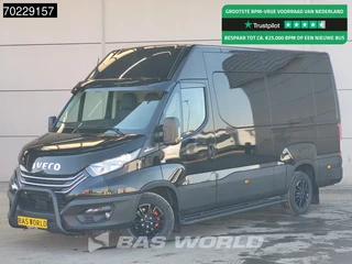 Iveco Daily 35S16 Automaat Black Edition L2H2 Airco Cruise LM-Velgen 3500kg trekgewicht Euro6 L2 12m3 Airco Cruise control