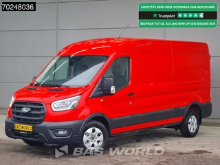 Ford Transit 165pk Automaat Limited L3H2 2025-Model Xenon Airco Cruise CarPlay Camera Parkeersensoren Euro6 L3 Airco Cruise control
