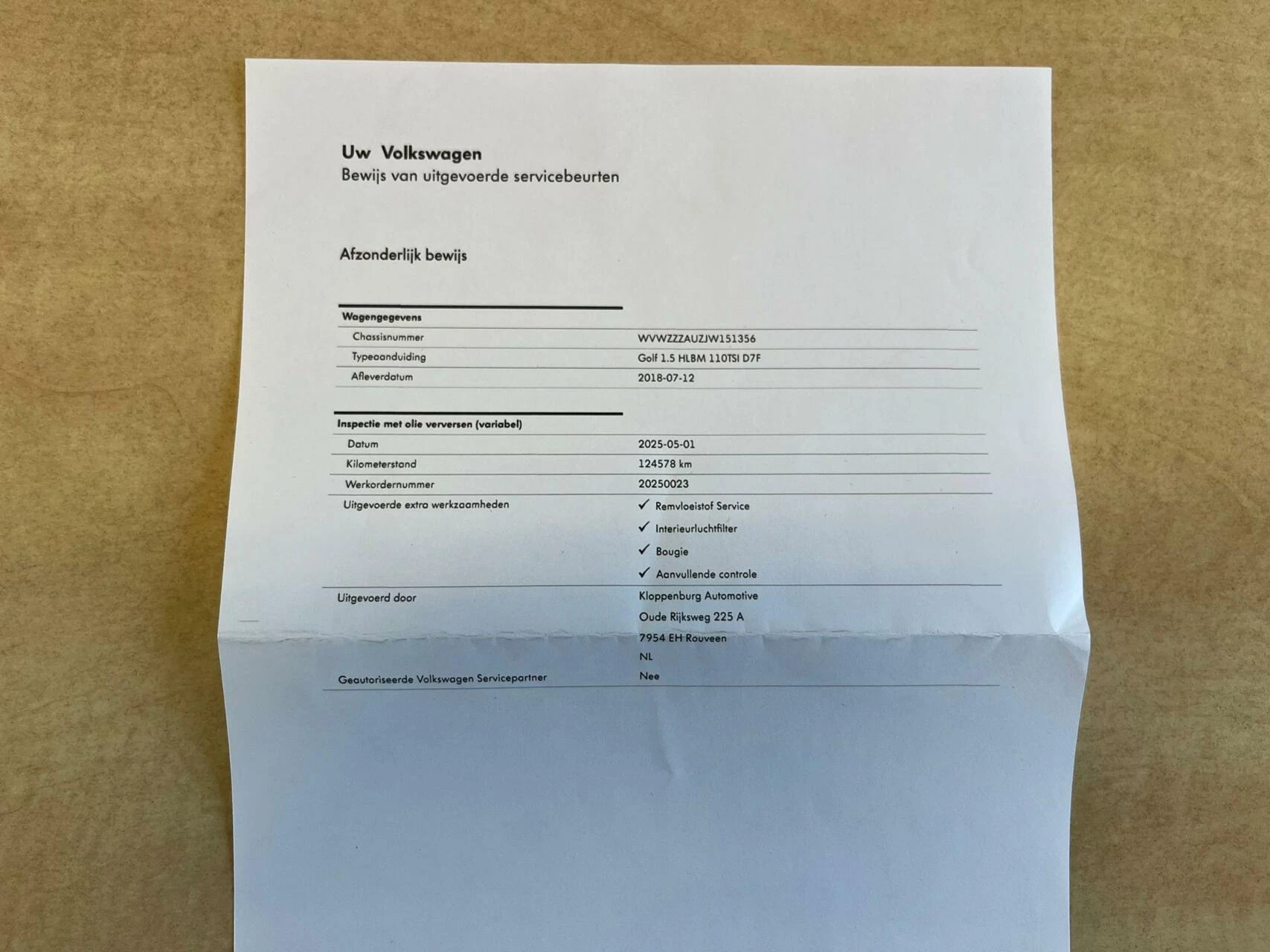 Hoofdafbeelding Volkswagen Golf
