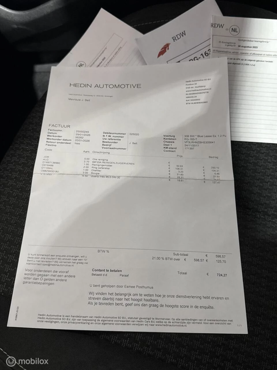 Hoofdafbeelding Peugeot 308