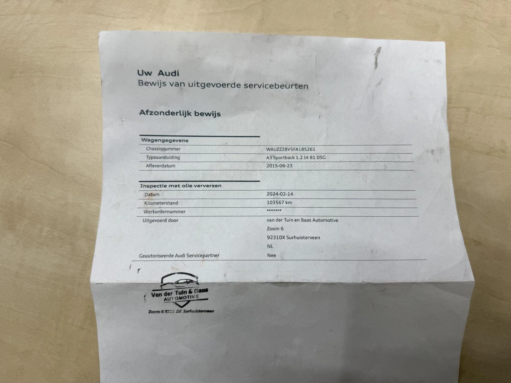 Hoofdafbeelding Audi A3