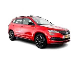 Škoda Karoq 1.5 TSI ACT Sportline Business Aut. *PANO | DIGI-COCKPIT | SOFT-LEATHER | CANTON-AUDIO | DAB | SHIFT-PADDLES | KEYLESS | CAMERA | NAVI-FULLMAP | ECC | PDC | CRUISE | APP.CONNECT | SPORT-SEATS | 18''ALU*