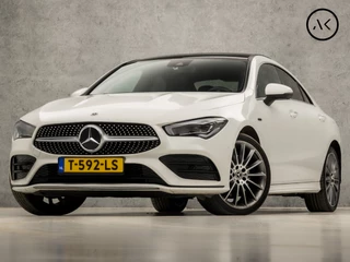 Mercedes-Benz CLA 250 e AMG Sport 218Pk Automaat (SCHUIFDAK, MEMORY SEATS, SFEERVERLICHTING, BURMESTER AUDIO, LEDER/ALCANTARA, STOELVERWARMING, CAMERA, WIDE SCREEN, GROOT NAVI, NIEUWE APK, NIEUWSTAAT)