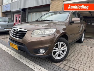 Hoofdafbeelding Hyundai Santa Fe Hyundai Santa Fe 2.4i CVVT 4WD Style CLIMA LEER DAK NETTE AUTO NAP APK 12-2026