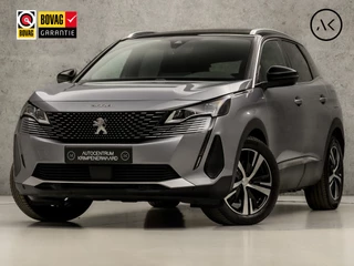 Peugeot 3008 1.6 HYbrid 225 GT 225Pk Automaat (PANORAMADAK, APPLE CARPLAY, GROOT NAVI, 360 CAMERA, LEDER, SPORTSTOELEN, ADAPTIVE CRUISE, SFEERVERLICHTING, GETINT GLAS, KEYLESS, NIEUWSTAAT)