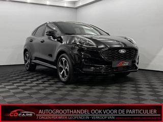 Hoofdafbeelding Ford Puma Ford Puma 1.0 EcoBoost Hybrid ST-Line Clima, Camera, Navi, Winterpakket, Elektrische achterklep, Keyless start, Virtual desk, 2 jaar garantie