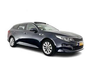 Kia Optima Sportswagon 1.7 CRDi DynamicLine *PANO | FULL-LEATHER | HARMAN/KARDON-AUDIO | NAVI-FULLMAP | CAMERA | KEYLESS | COMFORT-SEATS | MEMORY-PACK | ECC | HEATED-SEATS | LANE-ASSIST | PDC | CRUISE | 17''ALU*