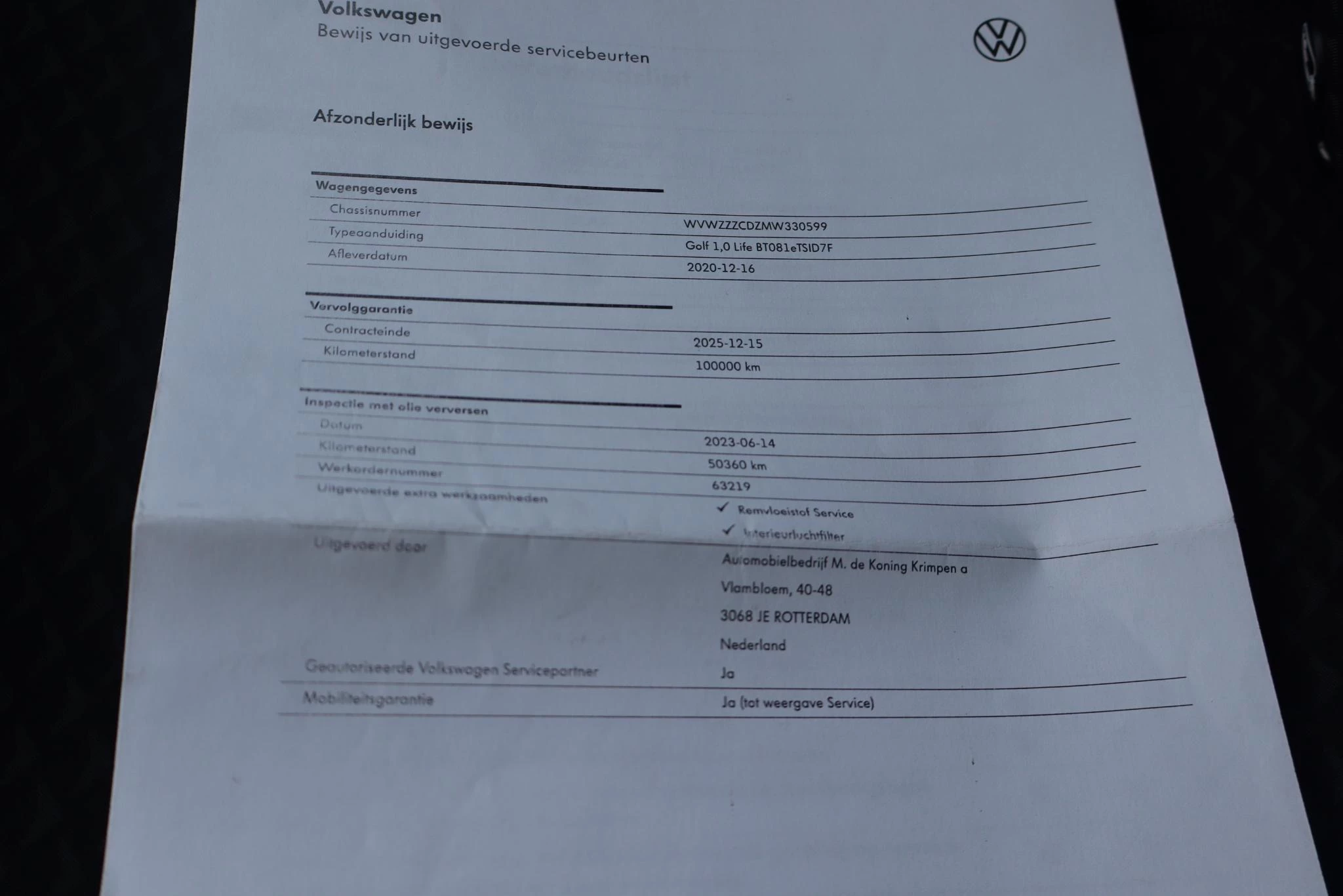 Hoofdafbeelding Volkswagen Golf