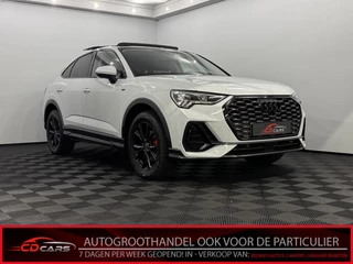Audi Q3 35 TFSI S-line Leder, Pano, Parkeersensoren, Stoelverwarming, Virtual desk, Cruise control, A start stop