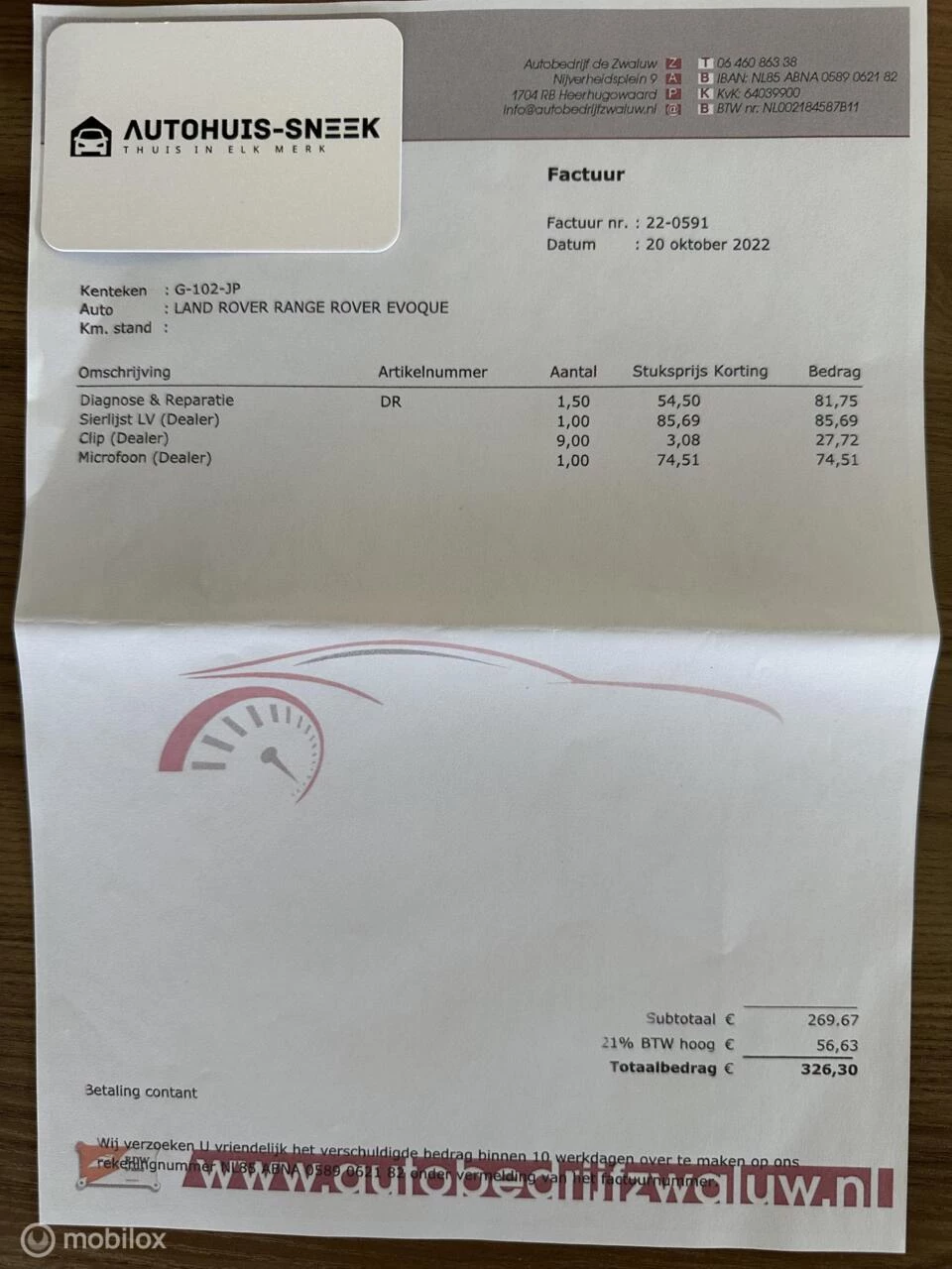 Hoofdafbeelding Land Rover Range Rover Evoque