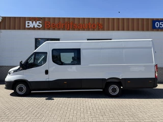 Iveco Daily 35S14V 2.3 automaat 410 L4H2 DC 6 persoons / vaste prijs rijklaar € 29.950 ex btw / ideale motorsport bus / euro 6 / bpm vrij / cruise en climate control / trekhaak 3500 kg !